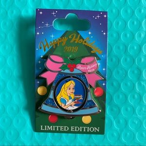 Limited Edition Alice Happy Holidays 2019 Pin